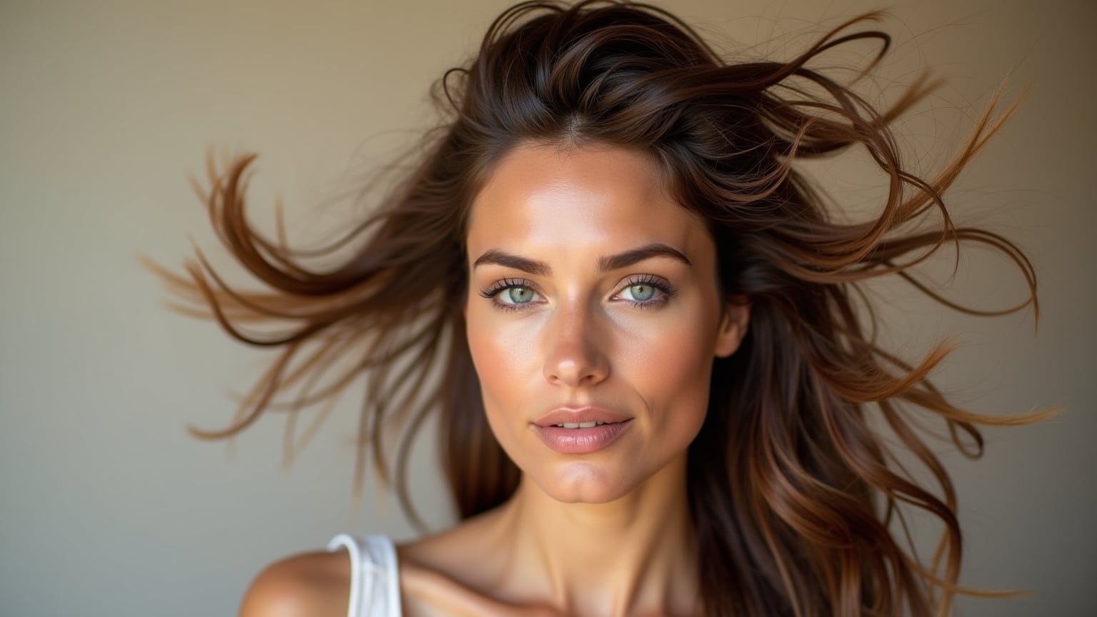 Cheveux lisses sans frisottis par temps humide
