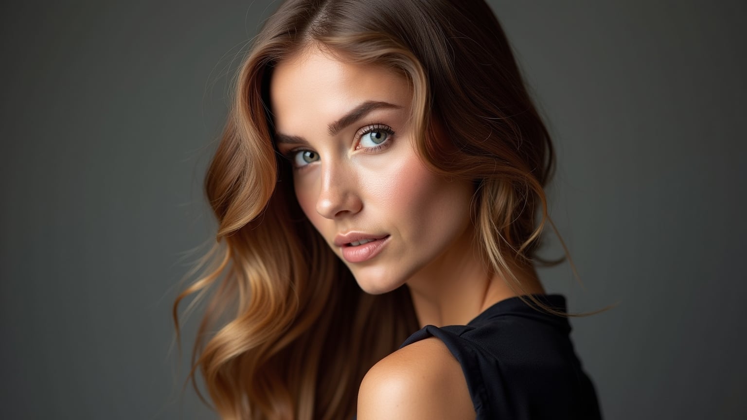 Cheveux attachés en chignon lâche pour laisser sécher ses cheveux la nuit