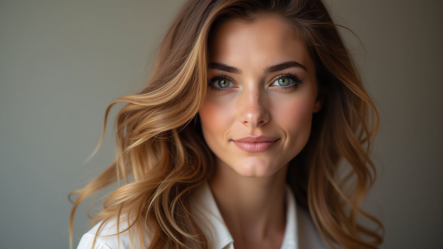 Sécher les cheveux dans une serviette - étape pratique