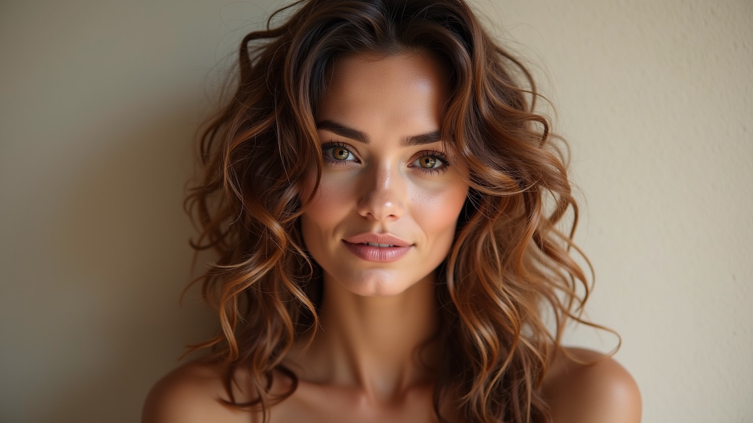 Cheveux bouclés séchant naturellement