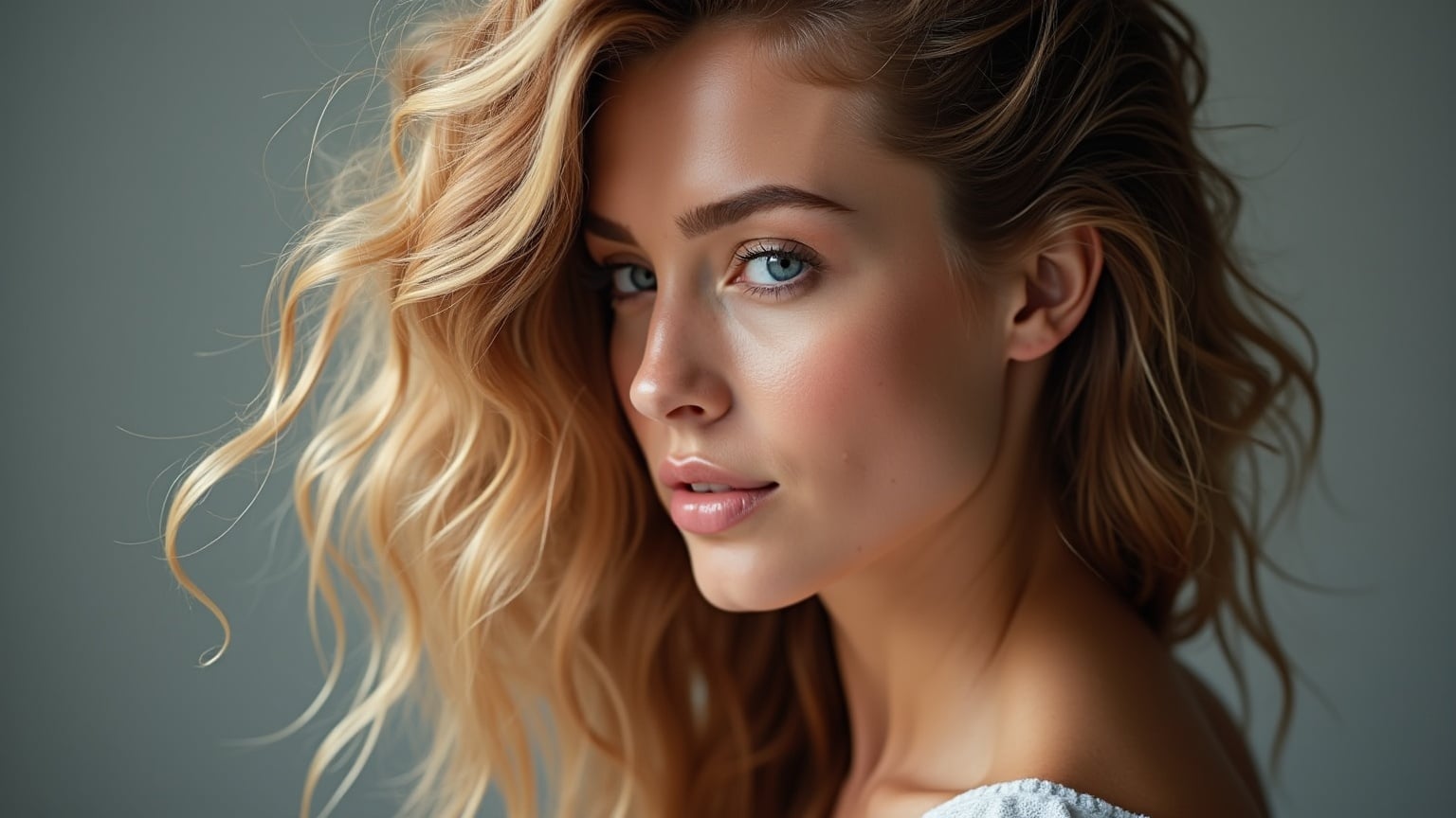 Brushing anti-frisottis avec sèche-cheveux ionique Haircvt